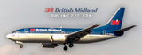 British Midland Airlines 90s Boeing 737 Fridge Magnet (PMT1669)