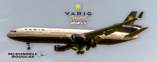 Varig Brasil Airlines MD-11 Fridge Magnet (PMT1674)