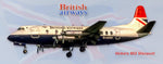 British Airways Vickers 802 Viscount Fridge Magnet (PMT1680)