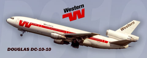 Western Airlines DC-10 Fridge Magnet (PMT1689)