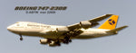 German Cargo Airlines Boeing 747-230B Fridge Magnet (PMT1695)