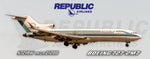 Republic Airlines Boeing 727-2M7 Fridge Magnet (PMT1713)