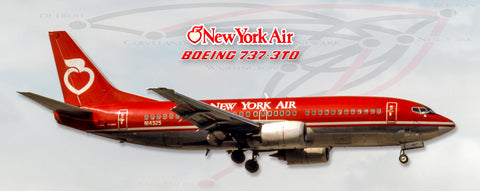 New York Air Boeing 737-3T0 Fridge Magnet (PMT1735)
