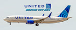 United Airlines Boeing 737-824 2019 Colors Fridge Magnet (PMT1745)