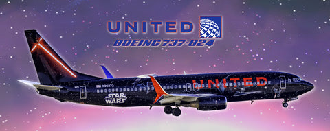 United Airlines Boeing 737-824 Fridge Magnet (PMT1753)