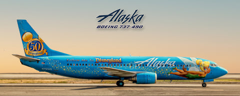 Alaska Airlines Boeing 737-490 Fridge Magnet (PMT1776)