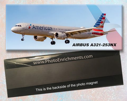 American Airlines Airbus A321-253NX Fridge Magnet (PMT1798)