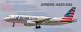 American Airlines Airbus A320-232 Fridge Magnet PMT1802