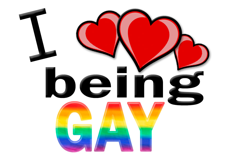 I Love being Gay Fridge Magnet (PMT9014)