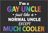 I'm A Gay Uncle Fridge Magnet (PMT9017)