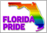 Florida Pride Handmade 3.25" x 2.25" Fridge Magnet (PMT9018)