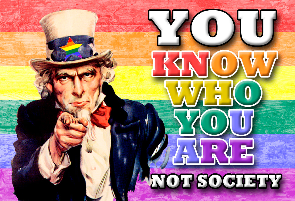 You Know Who You Are Handmade 3.25" x 2.25" Fridge Magnet (PMT9021)