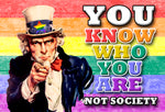 You Know Who You Are Handmade 3.25" x 2.25" Fridge Magnet (PMT9021)