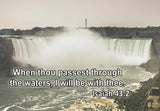 Isaiah 43:2 Waterfalls Fridge Magnet (PMT9106)