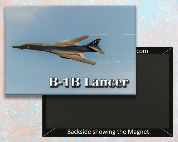 2.25"x3.25" handmade fridge magnet B-1B Lancer Military aircraft