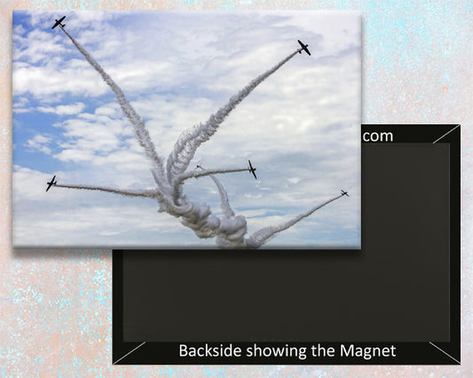 2.25"x3.25" SNJ-2 Military aircraft trainer handmade fridge magnet