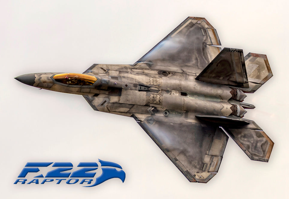 F-22 Raptor military aircraft handmade 2.25"x3.25" fridge magnet