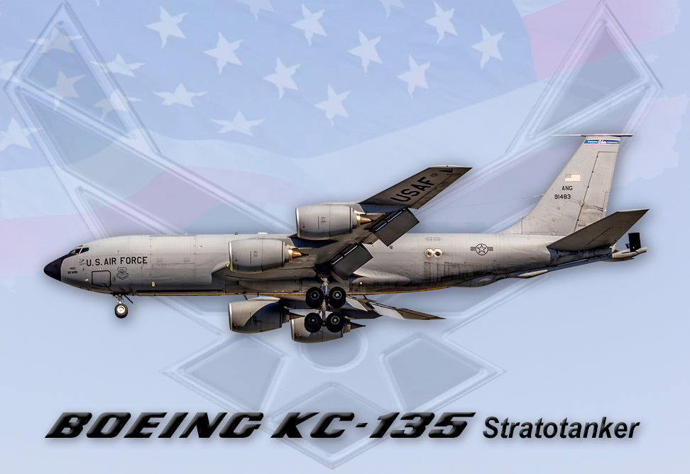 2.25"x3.25" handmade fridge magnet Boeing KC-135 Stratotanker Military aircraft