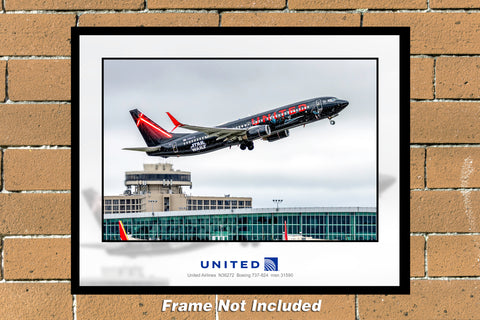 United Airlines Boeing 737-824 Color Photograph (UU131RAJM11X14)